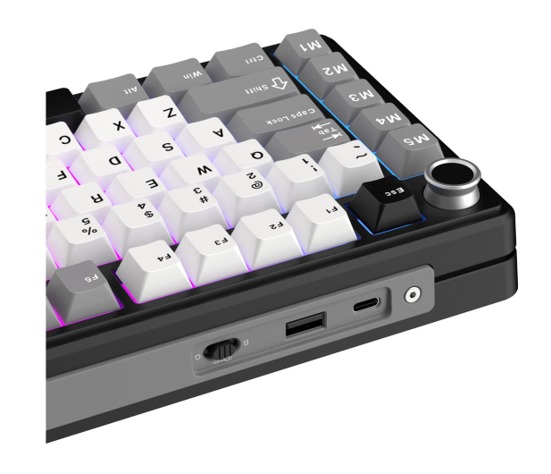 Royal Kludge RK L75 Knight Black Beige switch - 1455759 - zdjęcie 5